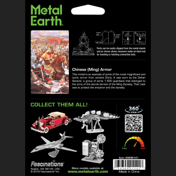 Zbroja Chińskiego Wojownika Dynastii Min